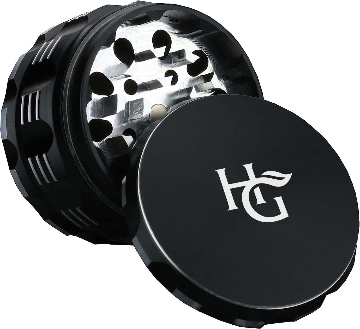 Viking Axe Aluminum Chain Tobacco Grinder – 2.5" 4-Piece Spice Crusher With Screen