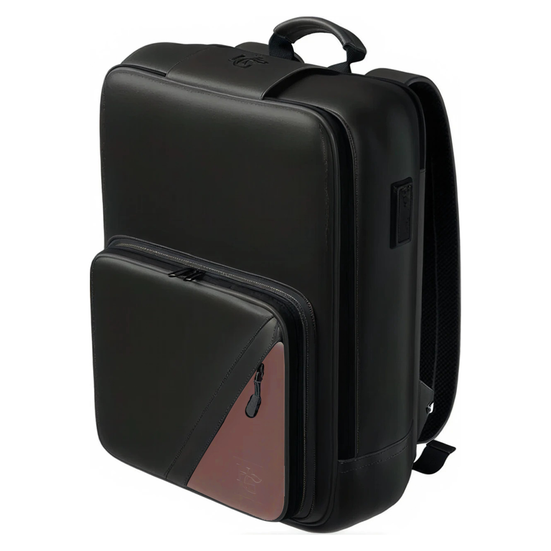 XXL Leather Backpack with Combo Lock (Holds Over 7 Ounces