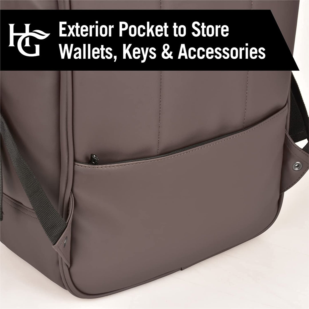 4077 XXL Leather Backpack with Combo Lock XXL Leather Backpack with Combo Lock (Holds Over 7 Ounces  main image 4