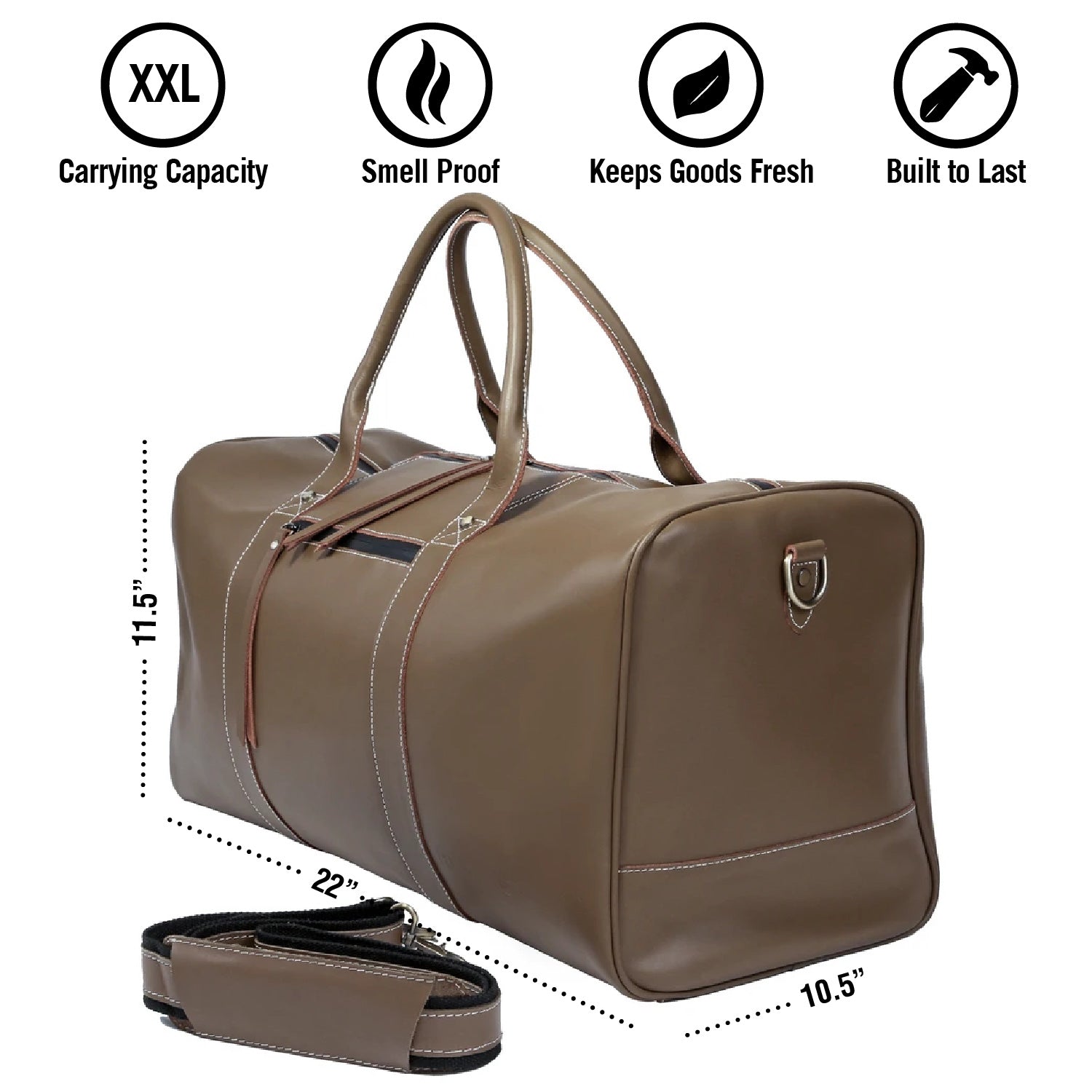 Heritage Smell Proof Duffle Bag